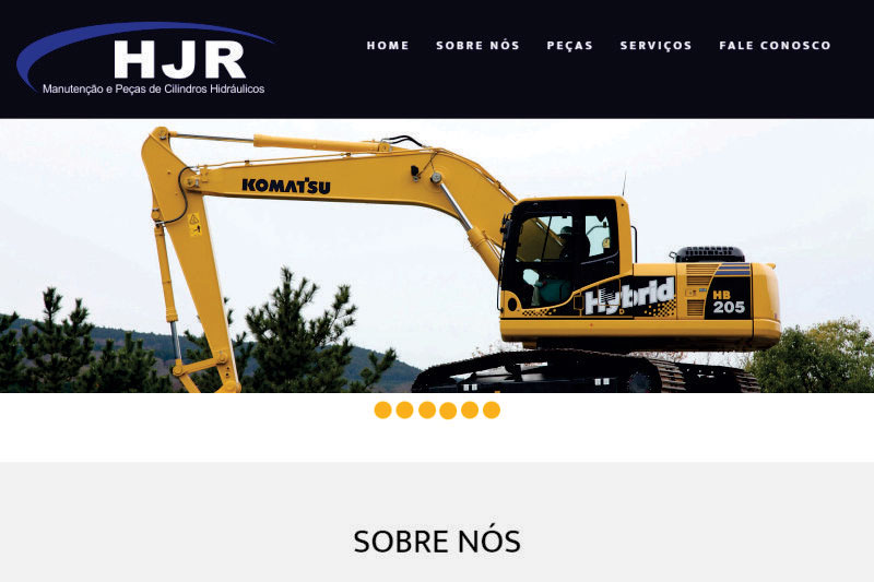 amostra do site HJR Hidráulica