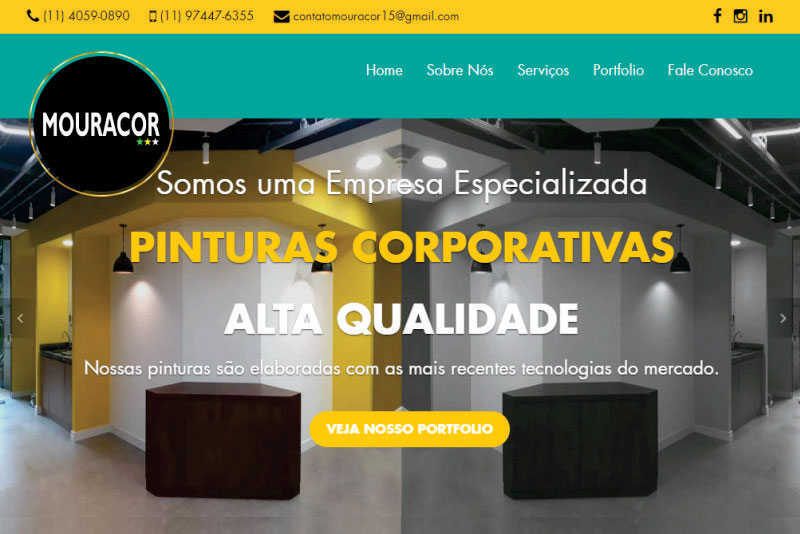 amostra do site Mouracor
